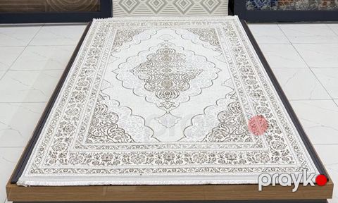 Xalça Bamboo Ipek Krem Vizyon 508, bambuk, bej, 300x200 sm — Bakı
