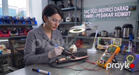 Saç düzləşdirici daraq təmiri — Bakı