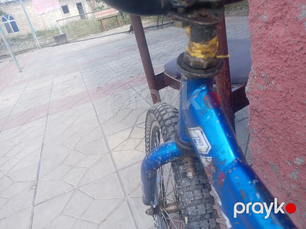 Uşaq velosipedi – Stels Salute (BMX tərzli) - Rəng: mavi - Çərçivə — Uşaq velosipedləri, Bərdə (4)