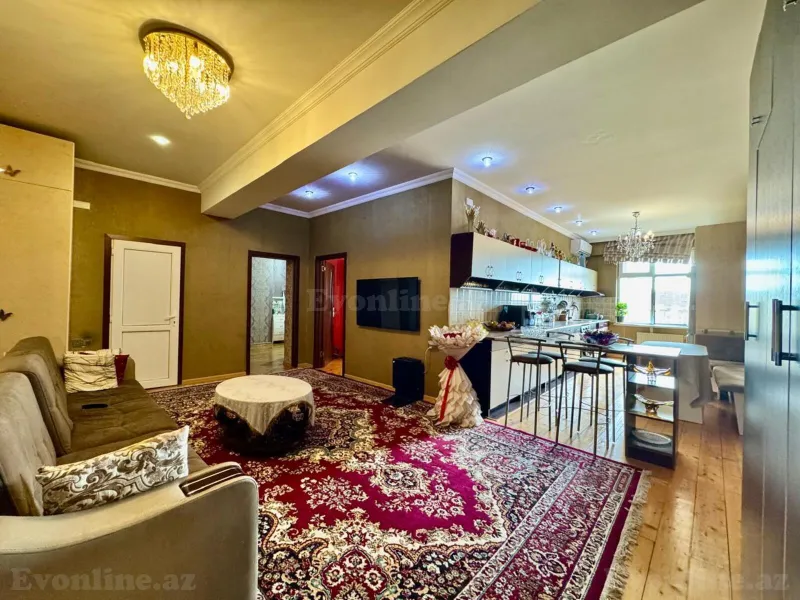 Satılır 3 otaqlı Mənzil Yeni tikili 85 m² Bakı, Nizami r., Xalqlar Dostluğu m — Mənzil, Bakı (3)