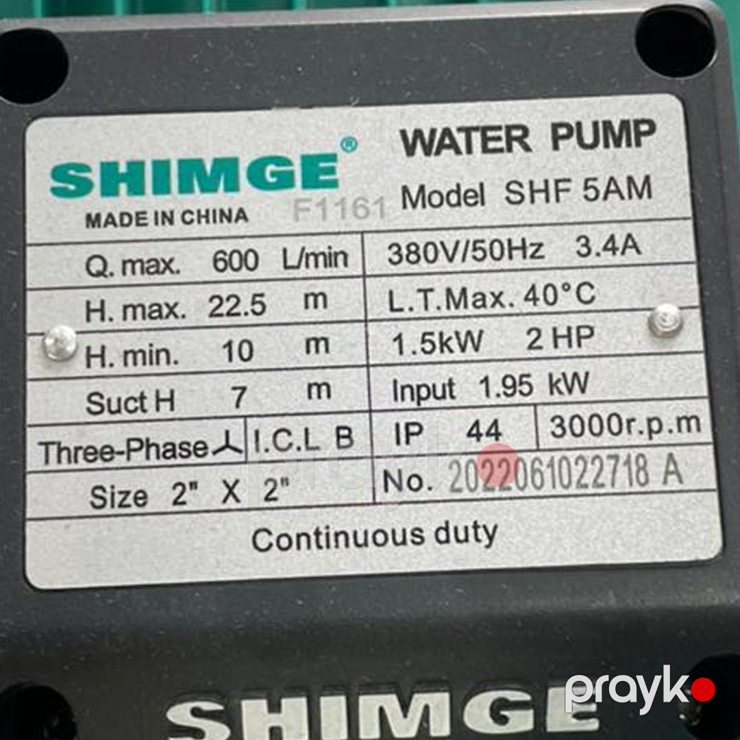 Səthi nasos Shimge SHF5AM 3-FAZA 1.5kW F1161 — Mallar, Bakı (2)