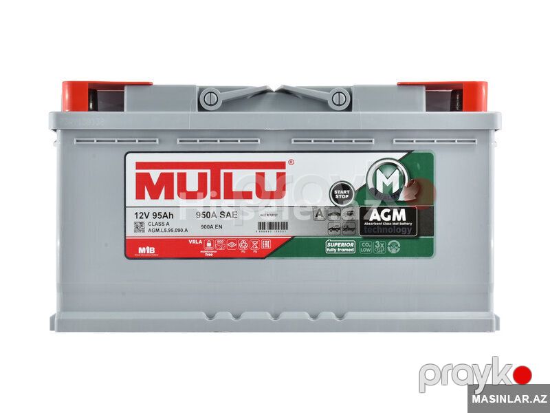Akkumulyator Mutlu Agm 70 Ah R — Akkumulyatorlar, Bakı (4)