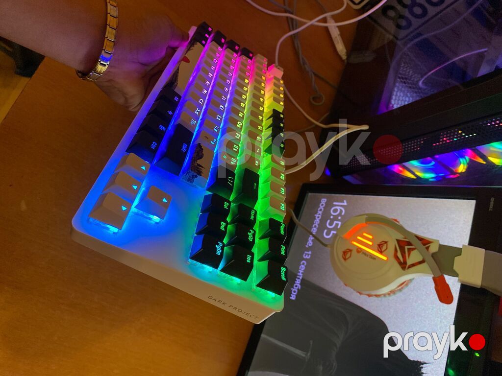 Dark Project klaviatura rgb isiq modu var problemsizdir — Klaviaturalar və siçanlar, Sumqayıt (3)