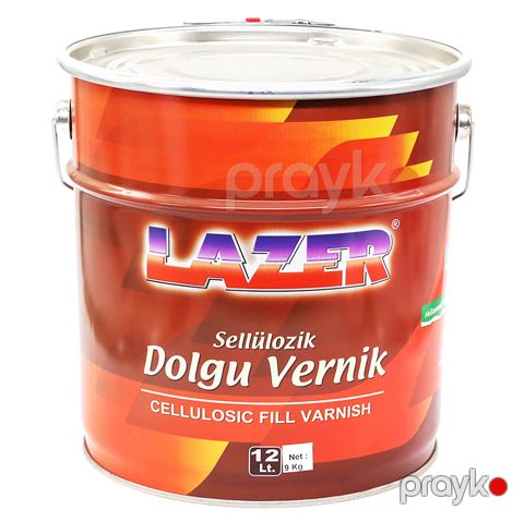 Lazer sellülozik dolgu vernik 12 l