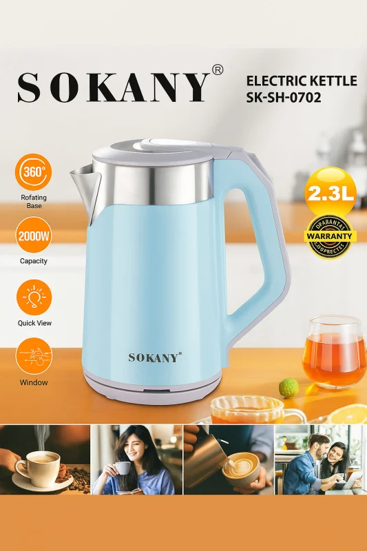 Elektrik çaydan Sokany SK-SH-0702 — Bakı