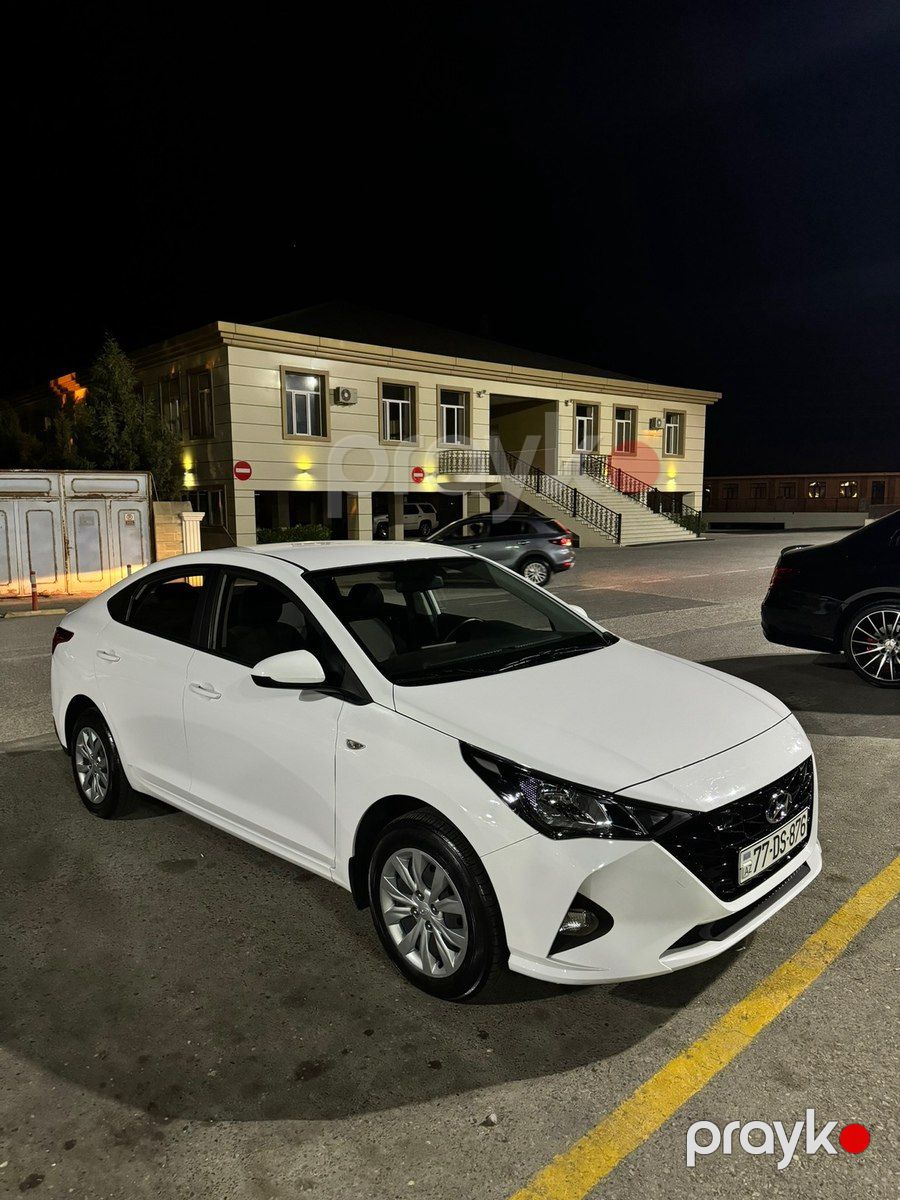 Hyundai Accent, 2021 il icarəsi — Avtomobil icarəsi, Bakı (2)