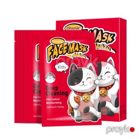 Üz üçün parça maska No Brand Disunie Kitty, 25 ml — Bakı