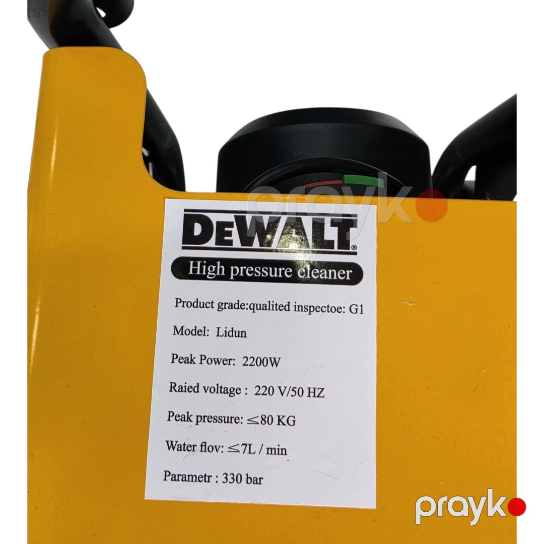 Yüksək təzyiqli yuyucu Dewalt Bİ-330B — Mallar, Bakı (3)