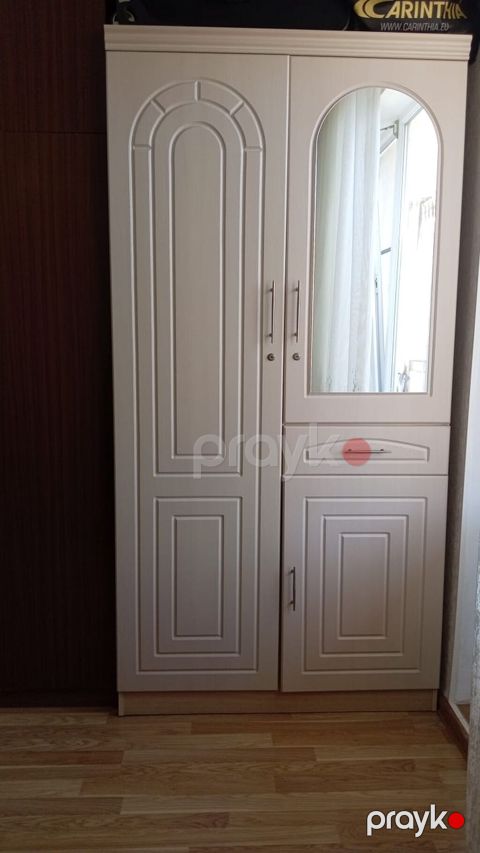 İşlənmiş, 2 qapılı, Güzgülü, Ağ, Açılan, Düz dolab — Bakı