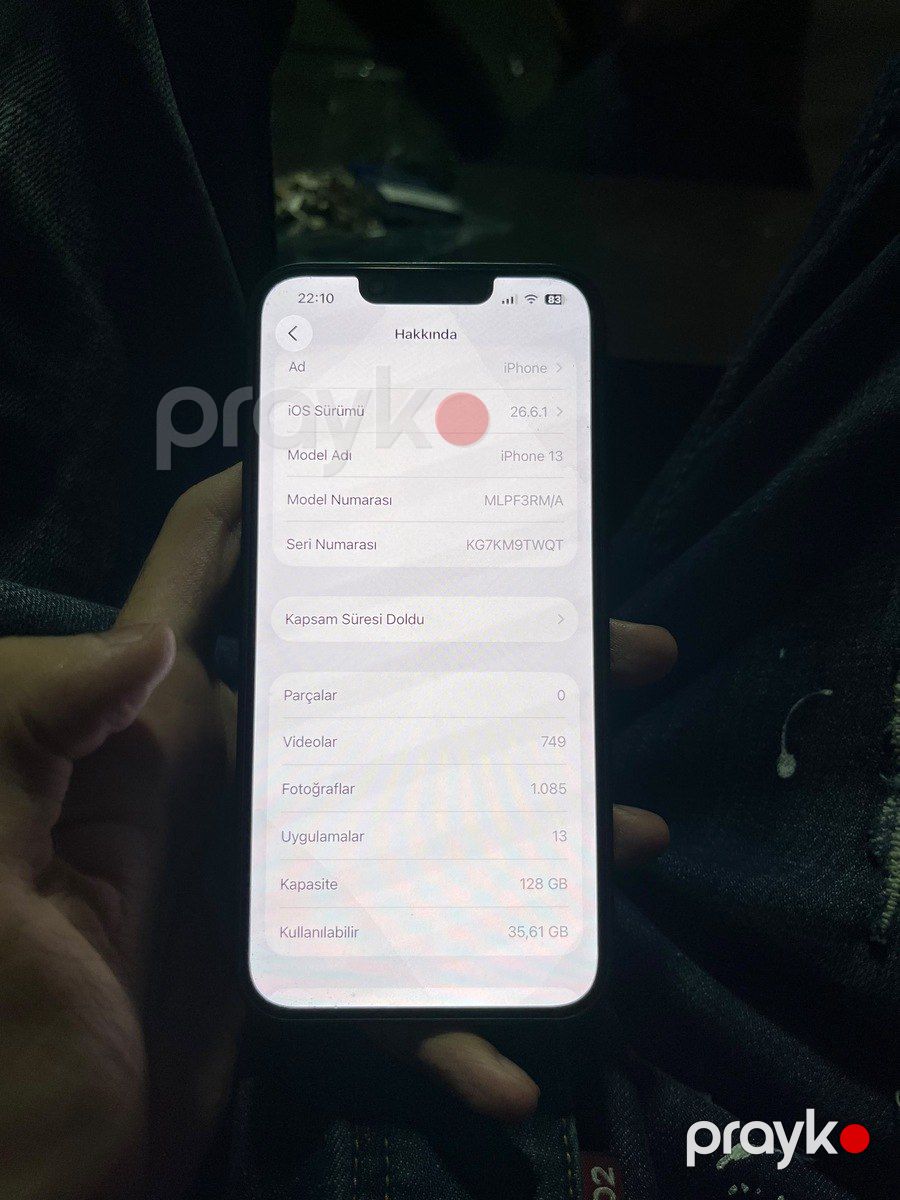 Apple iPhone 13 Midnight 128GB/4GB — Smartfonlar, Bakı (8)