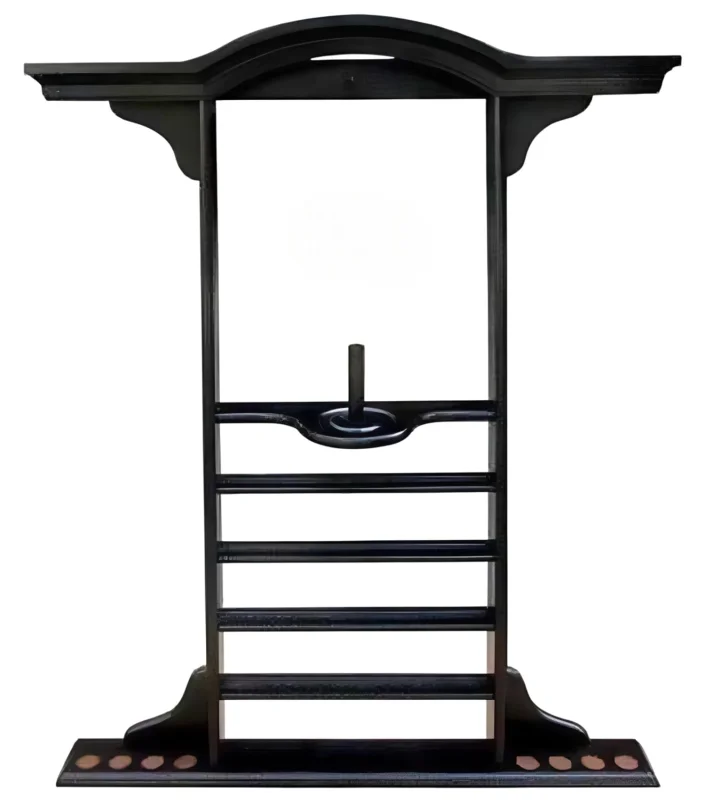 Bilyard aksessuarları üçün vitrin WS0781, 8 əd bilyard çubuğu üçün, qara — Bakı