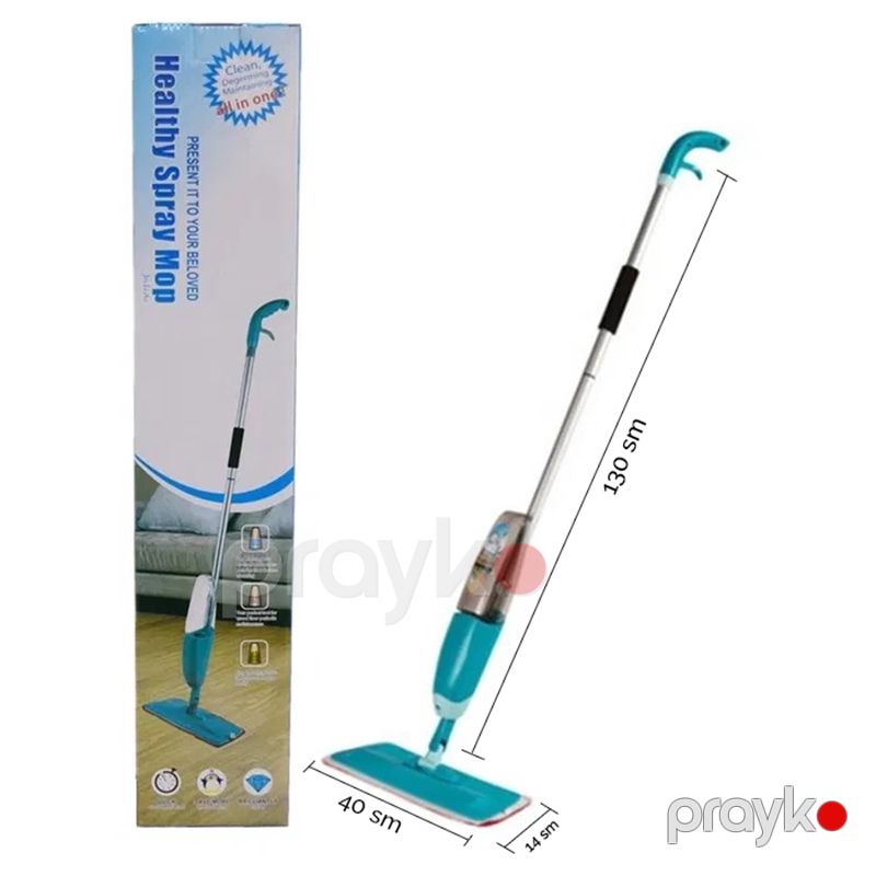 Təmizləmə Dəsti Healthy Spray Mop Püskürtməli Döşəmə Yuyucu Pol Silən Mop Su Çəni 600 ml — Təmizlik üçün alətlər, Bakı (5)