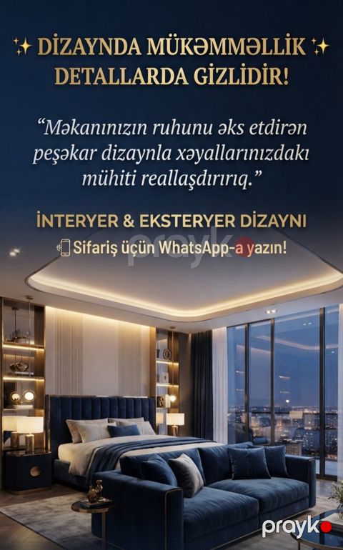 Dizayn xidmətləri (interyer, exteryer) — Bakı