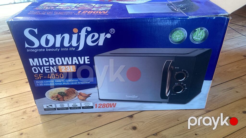 Sonifer SF-4050 mikrodalğalı soba - Tutum: 23 litr - Güc: 1280 W — Mikrodalğalı sobalar, Bakı (3)
