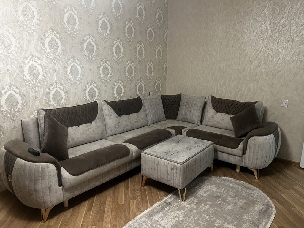 Yeni, Künc divan, Qonaq otağı üçün, Açılan — Yumşaq mobilya dəstləri, Mehdiabad (3)