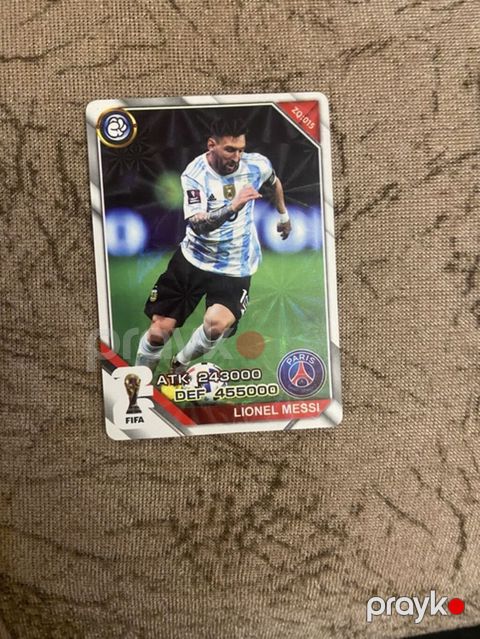 Məhsul: Futbol kolleksiya kartı – Lionel Messi Təsvir: - Mövzu — Digah