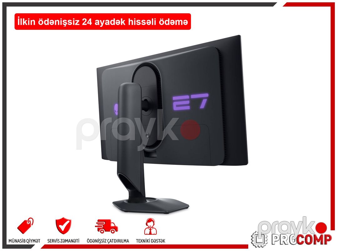 Monitor Dell Alienware 27 Qd-oled - AW2725DF 210-BLHH — Kompüterlər və noutbuklar, Bakı (3)
