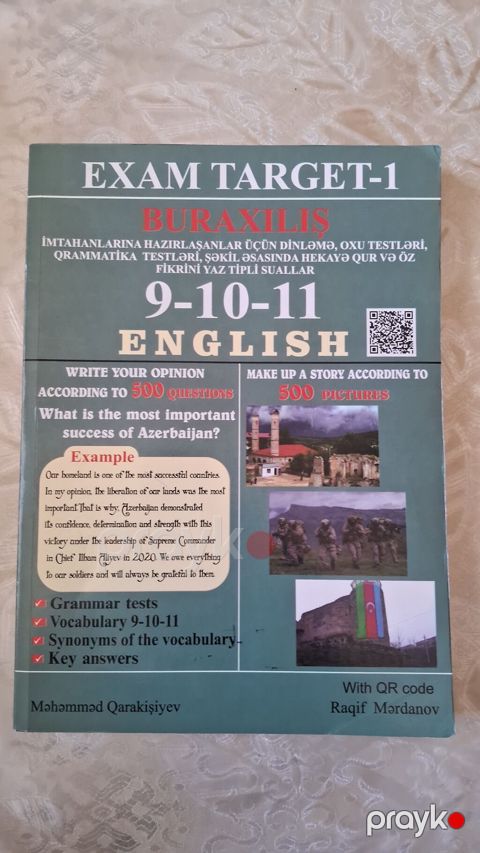 Məhsul: “Exam TARGET-1 – Buraxılış English (9-10-11)” Təsvir: - 9, 10 — Gəncə