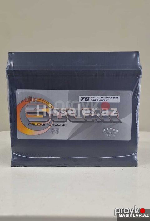 Akkumulyator Solar Asia 70 Ah L — Bakı