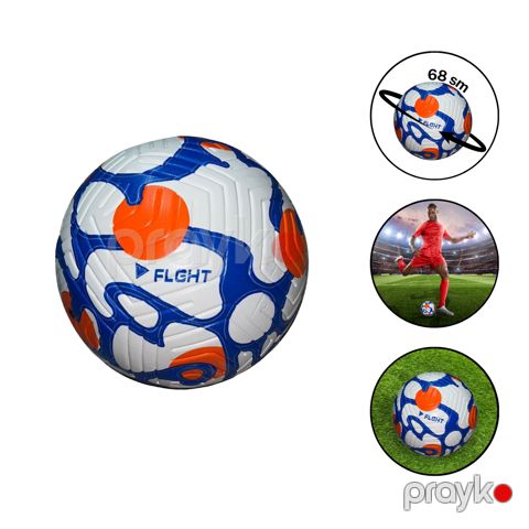 Futbol topu Flight 2189, 68 sm, ağ/mavi/narıncı — Bakı