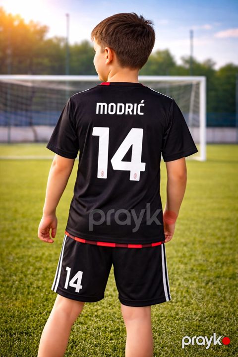 İdman kostyumu azarkeşlər üçün Modric, qara, poliester, ölçü 7 yaş — Bakı