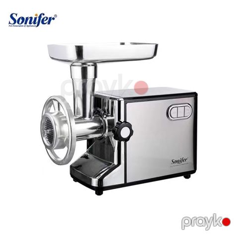 Sonifer SF-5001 3000 Vt gücündə Paslanmayan Poladdan Elektrikli Çoxfunksiyalı Tərəvəz və Ətçəkən Kolbasa dolduran — Bakı