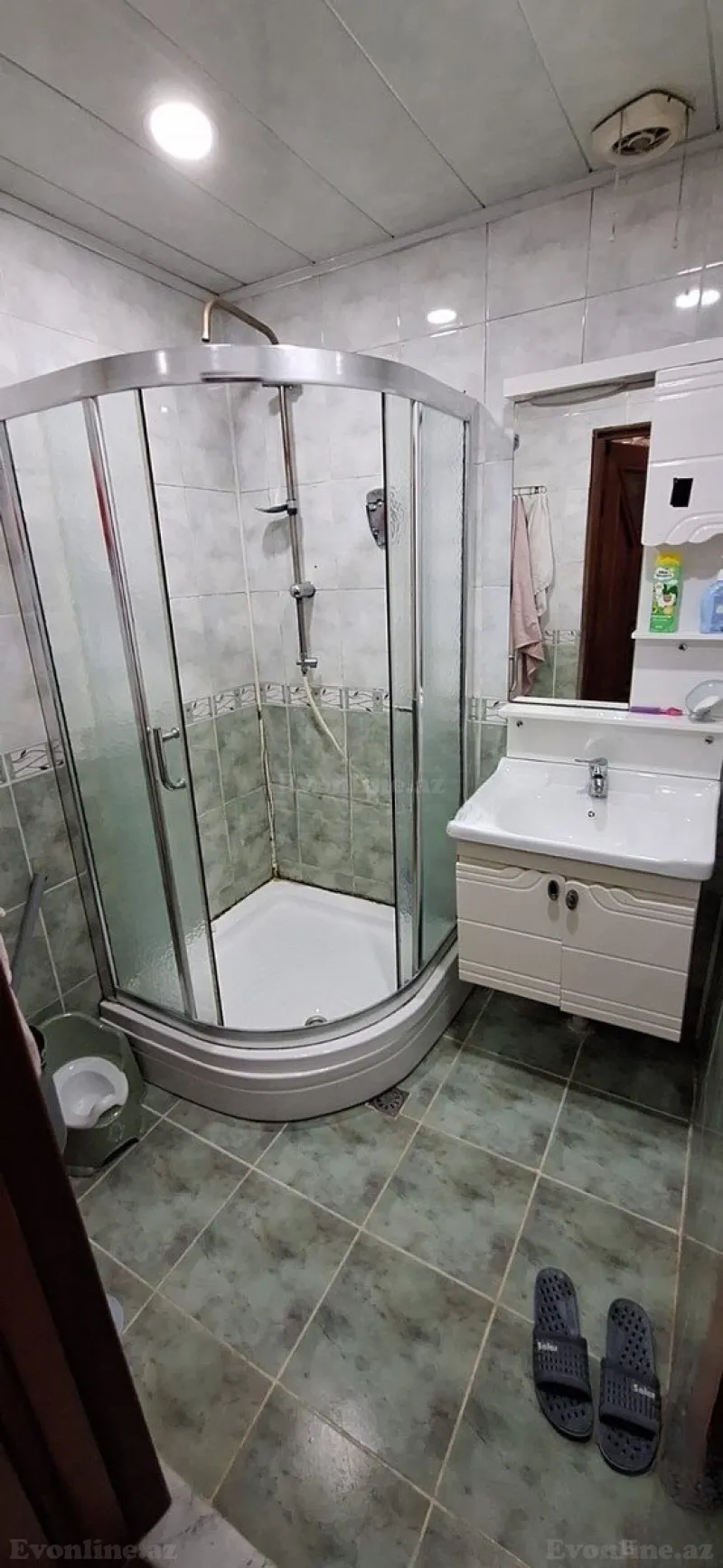 Satılır 2 otaqlı Mənzil Köhnə tikili 60 m² Bakı, Suraxanı r., Yeni Günəşli — Mənzil, Bakı (6)