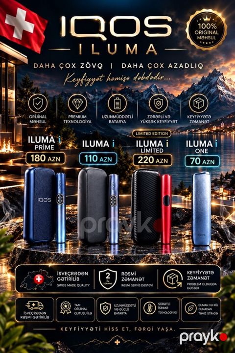 Iqos Iluma seriyası – daha çox zövq, daha çox azadlıq Məhsul — Bakı