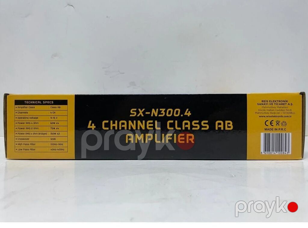 Soundmax SX-N300.4 – 4 kanallı Class AB avtomobil gücləndiricisi — Gücləndiricilər, qəbuledicilər və DAC, Xaçmaz (2)