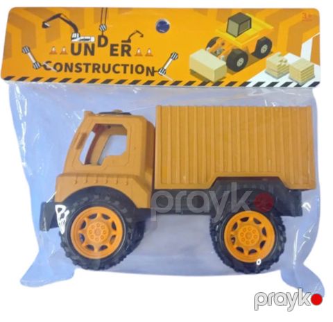 Yük maşını 002, plastik, sarı — Bakı