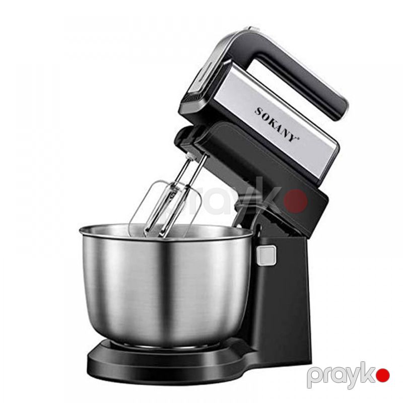 Sokany CX-6652 500W Stand Mikser – 3.5L Paslanmayan Polad Qab, Xəmir və Kremlər üçün — Blenderlər, xırdalayanlar və mikserlər, Bakı (4)