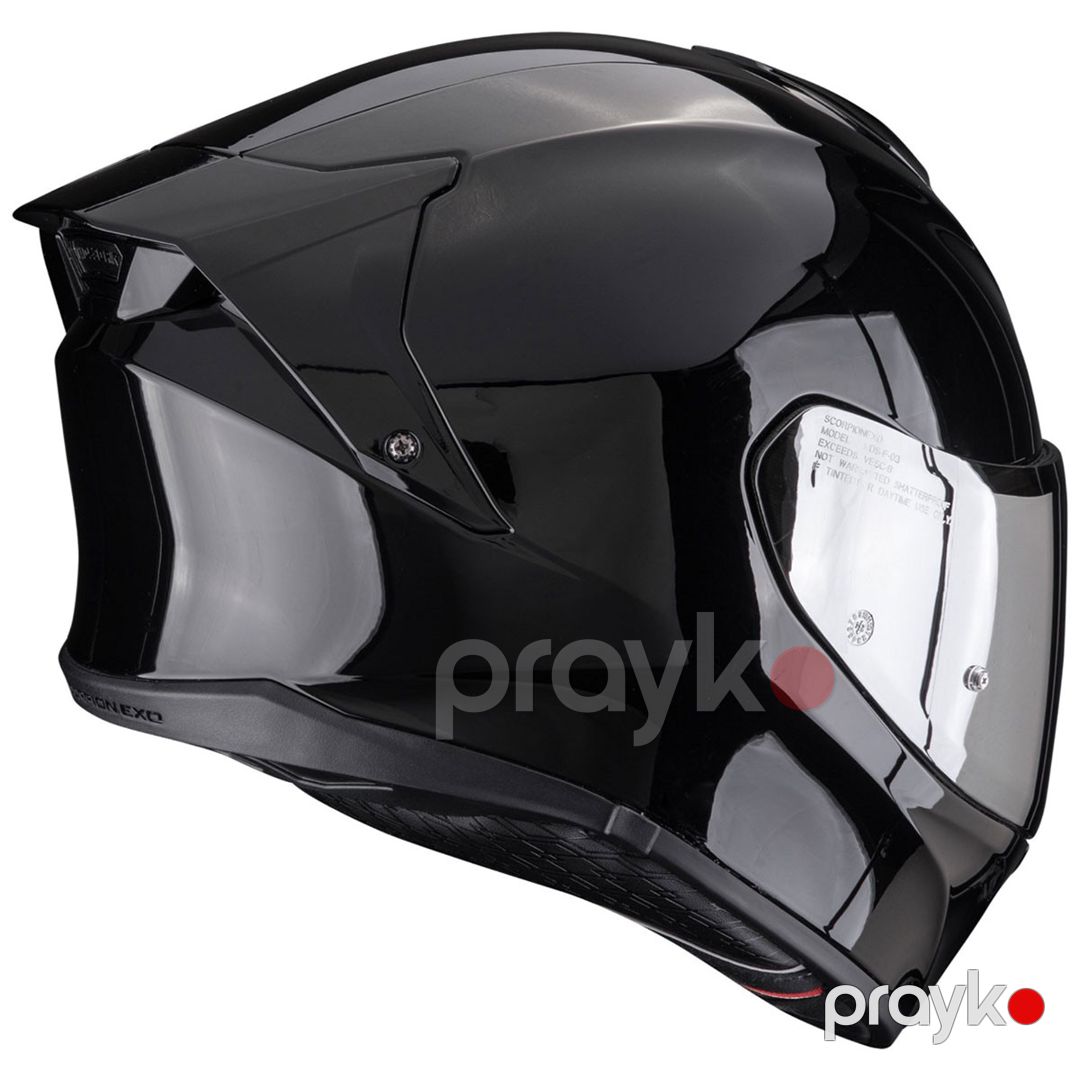 Motosikl dəbilqəsi Scorpion EXO-530 AIR Solid, polikarbonat, qara, ölçü L — Mallar, Bakı (2)