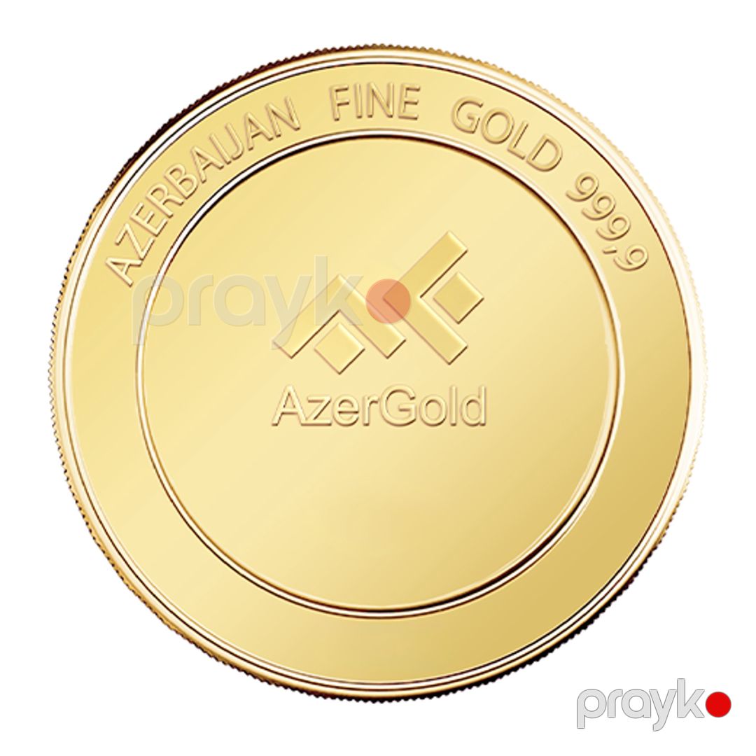Qızıl sikkə Azgold 839 "İçərişəhər", 5 q — Mallar, Bakı (3)