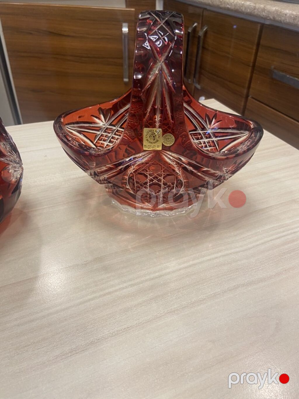 Bohemia Caesar Crystal kəsim kristal qab dəsti - İstehsal: Çexiya — Süfrə qabı, Bakı (5)