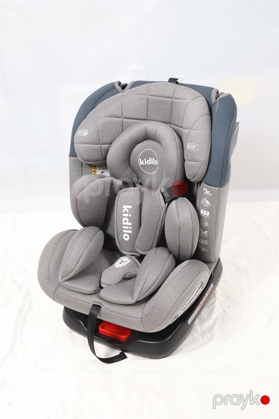 Avtomobil kreslosu Kidilo KBH-308 Lite Grey — Mallar, Bakı (3)