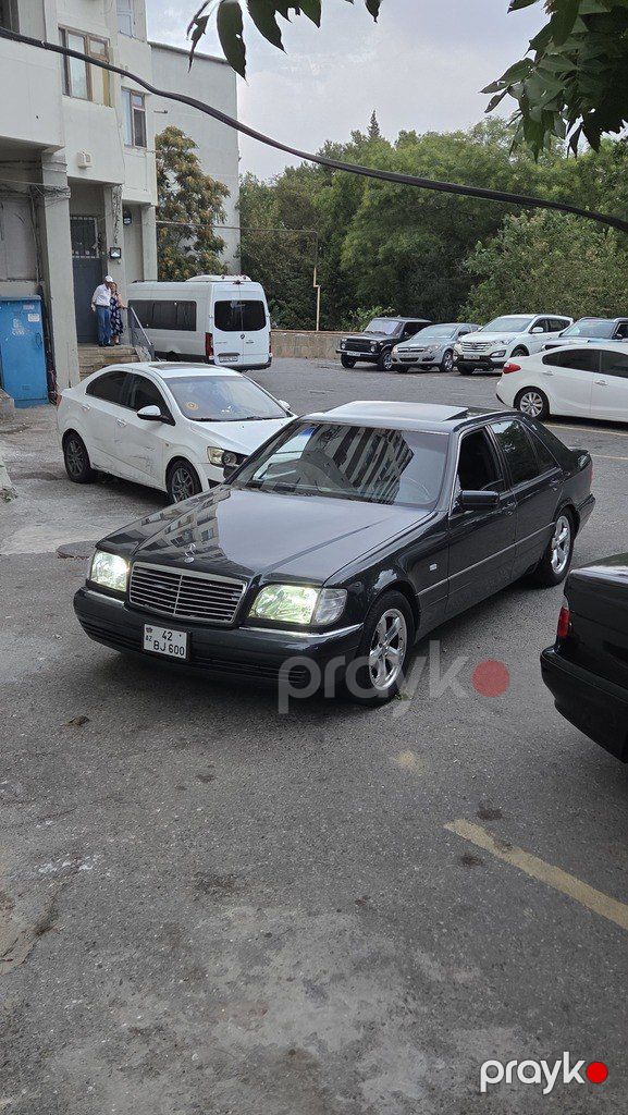 Mercedes S 320, 3.2 L, 1995 il, 184 000 km — Avtomobillər, Bakı (7)