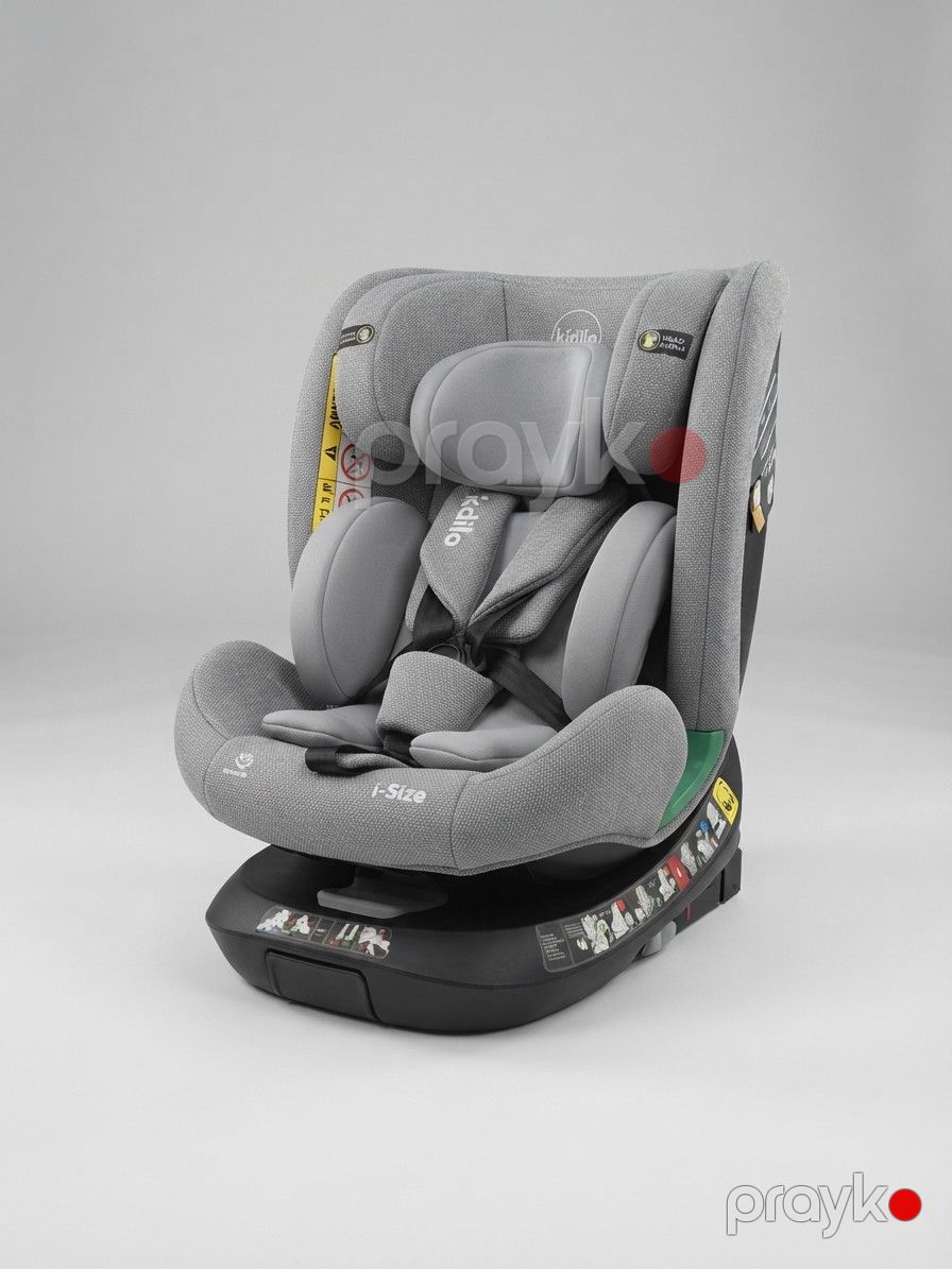 Avtomobil kreslosu Kidilo, G409, 0/1/2/3 (36 kq qədər), Boz, Isofix — Mallar, Bakı