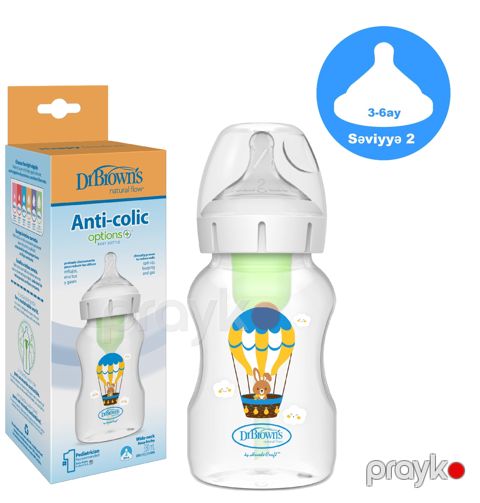 Köp və sancı əleyhinə Polipropilen 330ml səviyyə 2(3-6ay)başlıqlı şəkilli butulka — Bakı