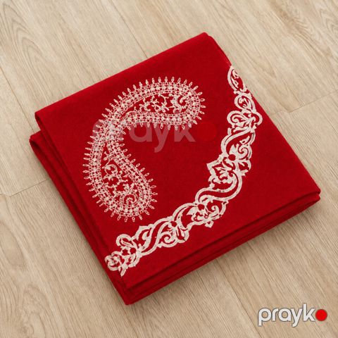 Kəlağayı 200551_RB kətan, qırmızı