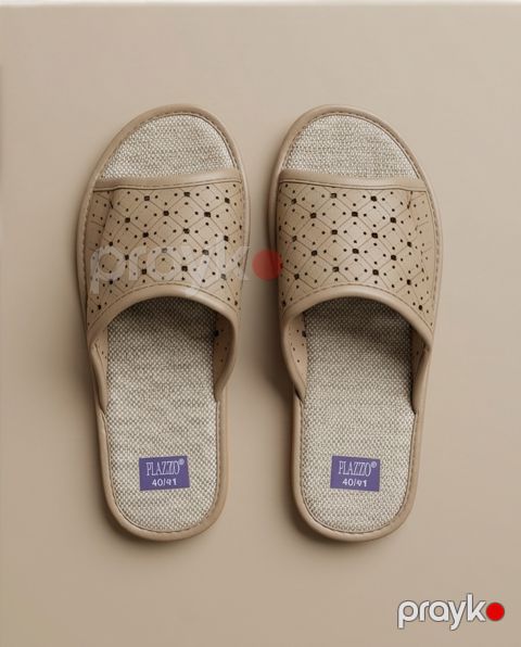 Tərlik qadınlar üçün TD015, bej, eko dəri/tekstil, ölçü 40-41 — Bakı