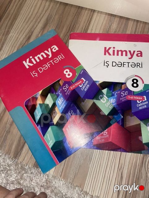 Kimya İş dəftəri 8-ci sinif — Bakı