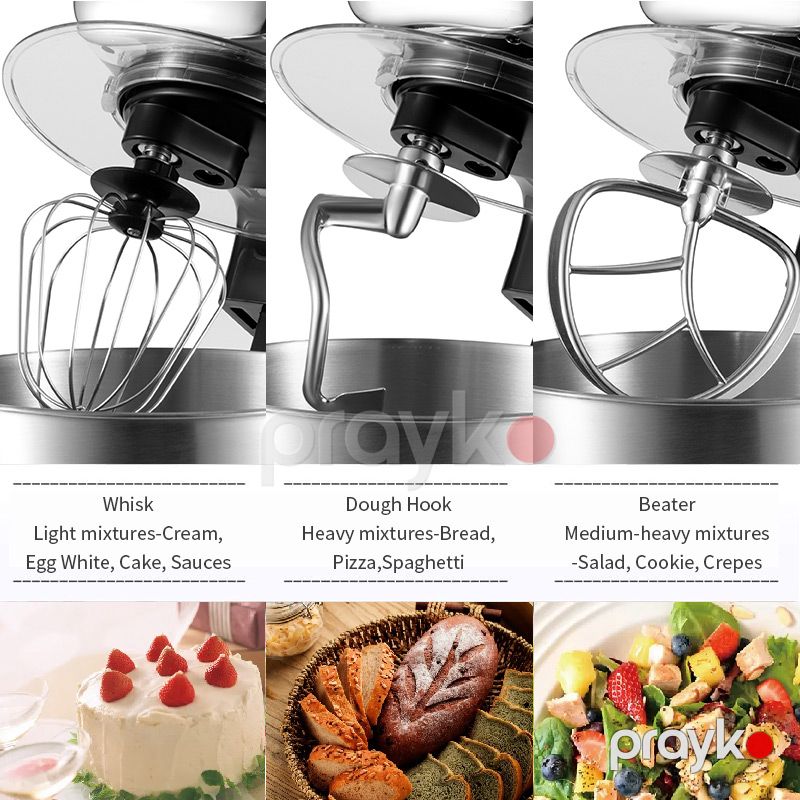 Çoxfunksiyalı Sokany SK-267 Stand Dough Mixer Mətbəx Mikseri – Fırlanan Sistemli Xəmir Yoğuran — Blenderlər, xırdalayanlar və mikserlər, Bakı (4)