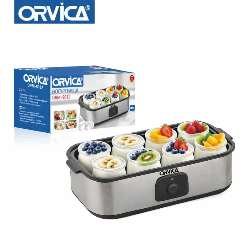 Yoqurt hazırlayan cihaz Orvica ORM-9012 Silver — Bakı