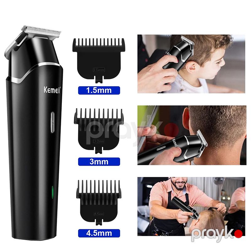 Trimmer Kemei KM-1115 Black — Saç kəsmə maşınları, Bakı (4)