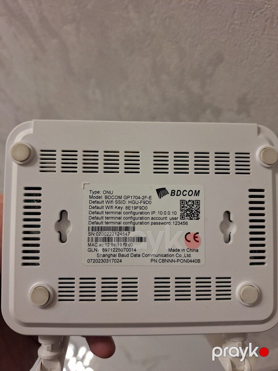 Router bdcom GP1704-2F-E onu — Şəbəkə və server avadanlığı, Bakı (2)