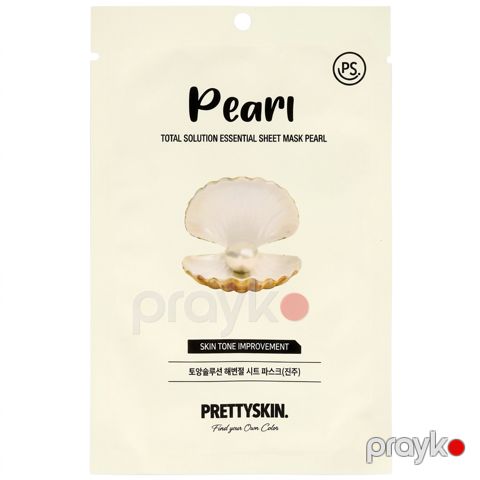 Üz üçün parça maska Prettyskin Total Solution Essential Pearl 23 q — Bakı