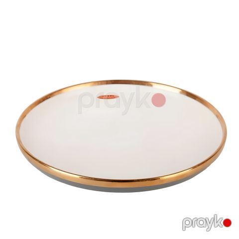 Boşqab Nouvelle Home Royal Line Gray, farfor, 25 sm — Bakı