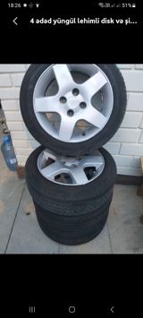 165.60 r14 4 ədəd yüngül lehimli disklər və şinlər dəsti - Disklər — Wheels