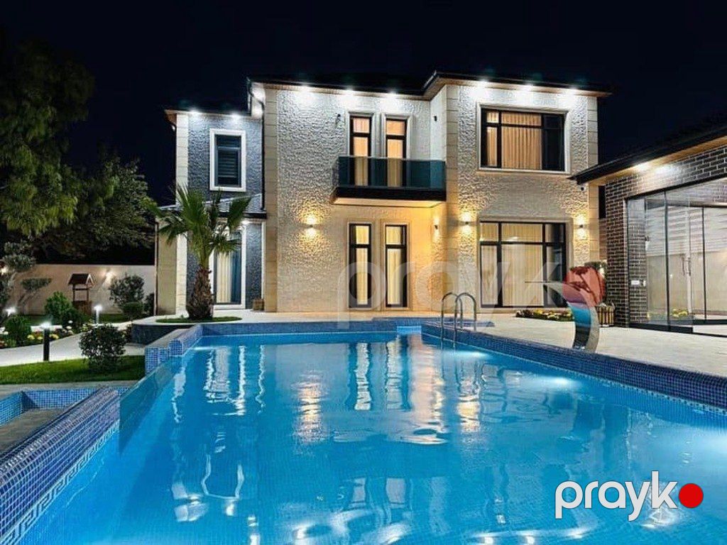 İcarəyə verilir 5 otaqlı həyət evi/bağ evi 450 m² — Ev, villa, Bakı (9)
