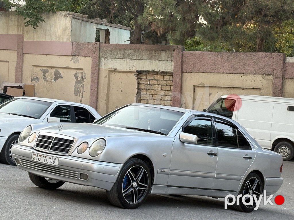 Mercedes E 220, 2.2 L, 1997 il, 245 000 km — Avtomobillər, Bakı (6)